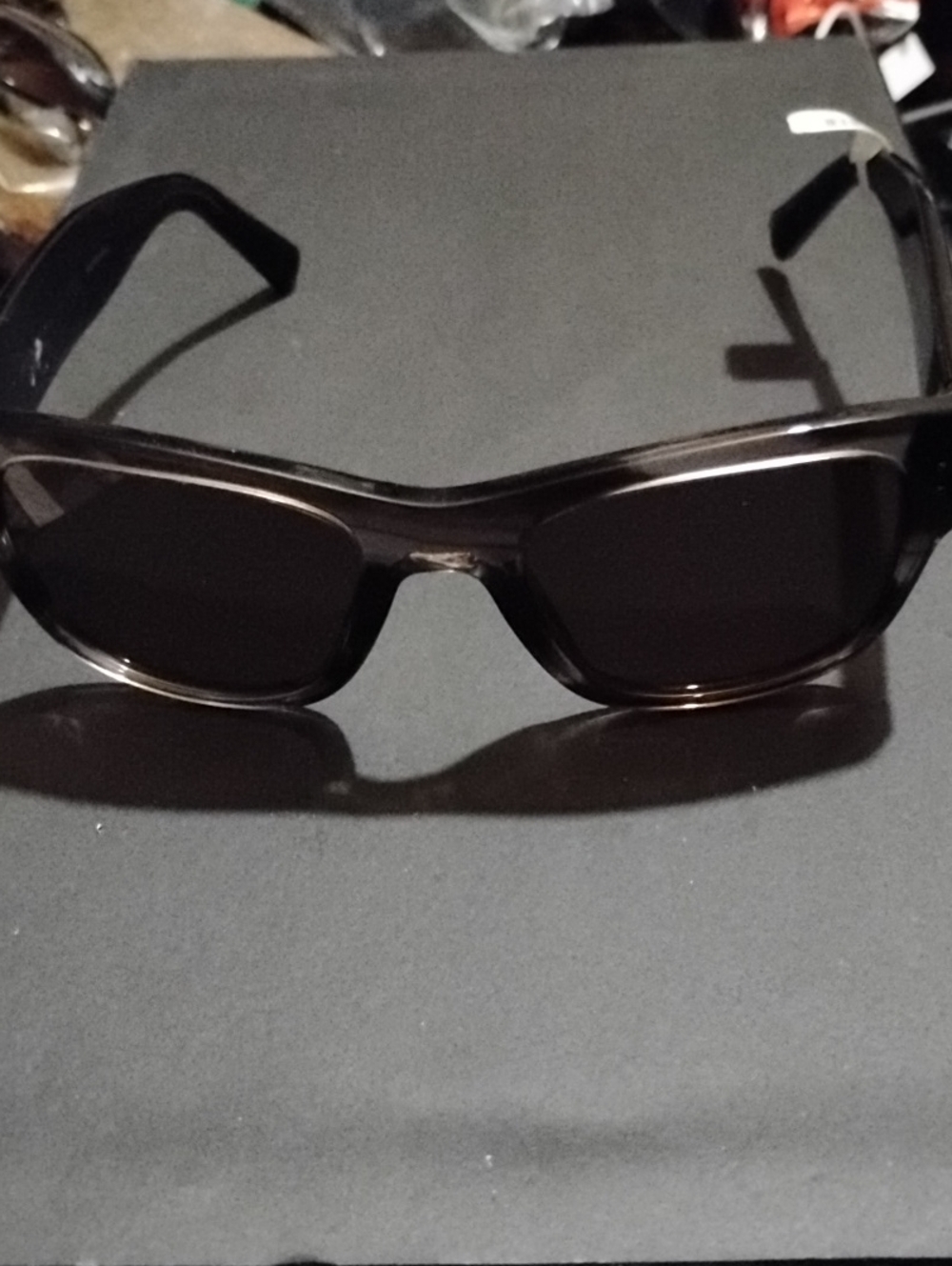 Classic Rectangular Black Sunglasses